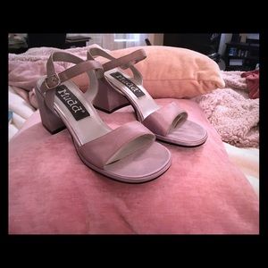 MUDD silver/gray heels